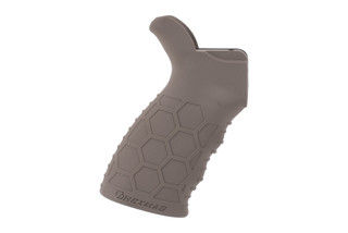 Hexmag Tactical grip for AR-15 featuring textured grip surface, flat dark earth.
